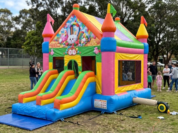 Rainbow Rabbits Bouncy Retreat Bouncy Castle Rainbow Rabbit's Bouncy Retreat Bouncy Castle