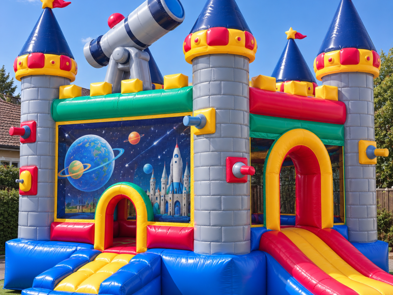 Interstellar Inflatable Fort Jumping Castle