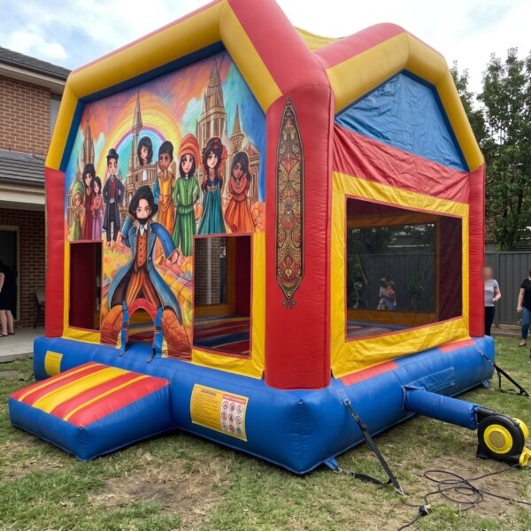 Wacky Arched Bounce Castle With art panel ( Module Bounce )