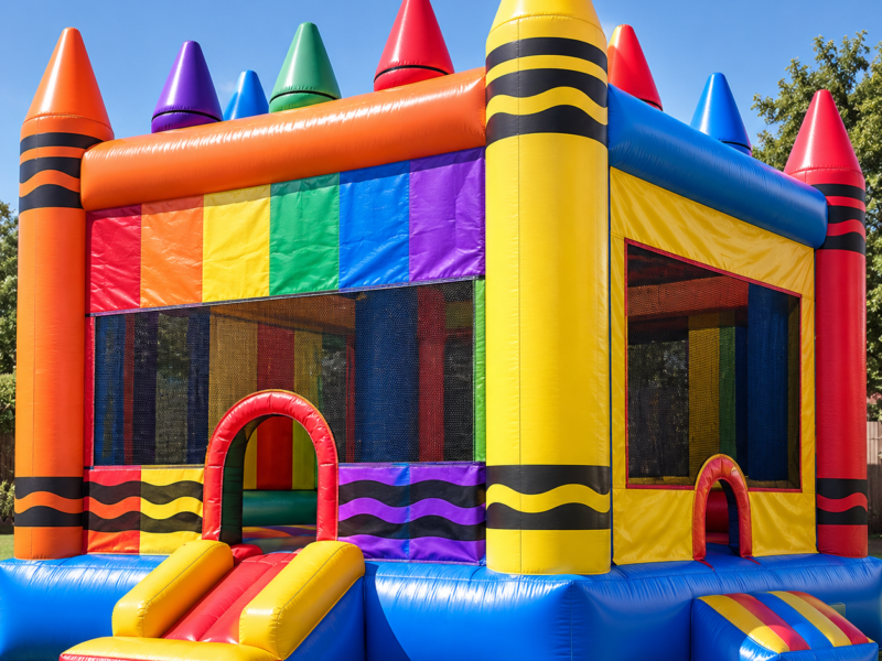 New Crayon Jumping Castle