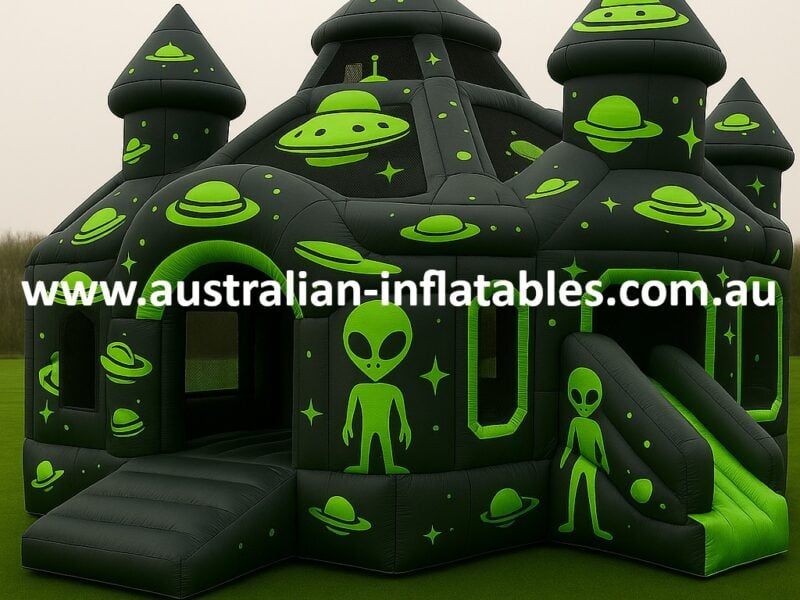 Alien Invitation Jumping Castle Combo