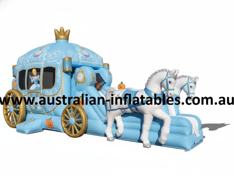 Cinderella Horse Carriage – Commercial Jumping Castle Combo