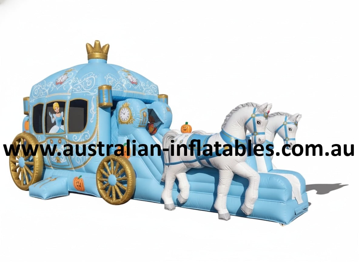 Cinderella Horse Carriage – Commercial Jumping Castle Combo