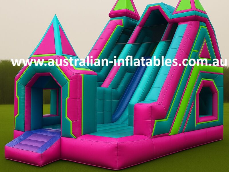 Fuchsia Flash Jumping Castle