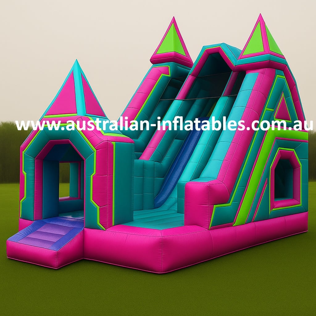 Fuchsia Flash Jumping Castle