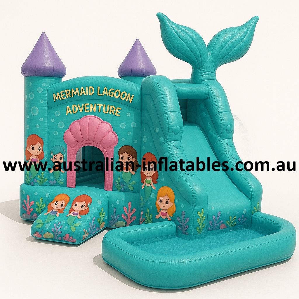 Mermaid Lagoon Adventure Jumping Castle Combo