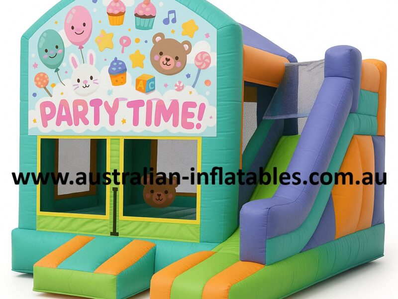 Party Time Commercial grade party Jumping Castle Combo from True-Blue Manufacturer