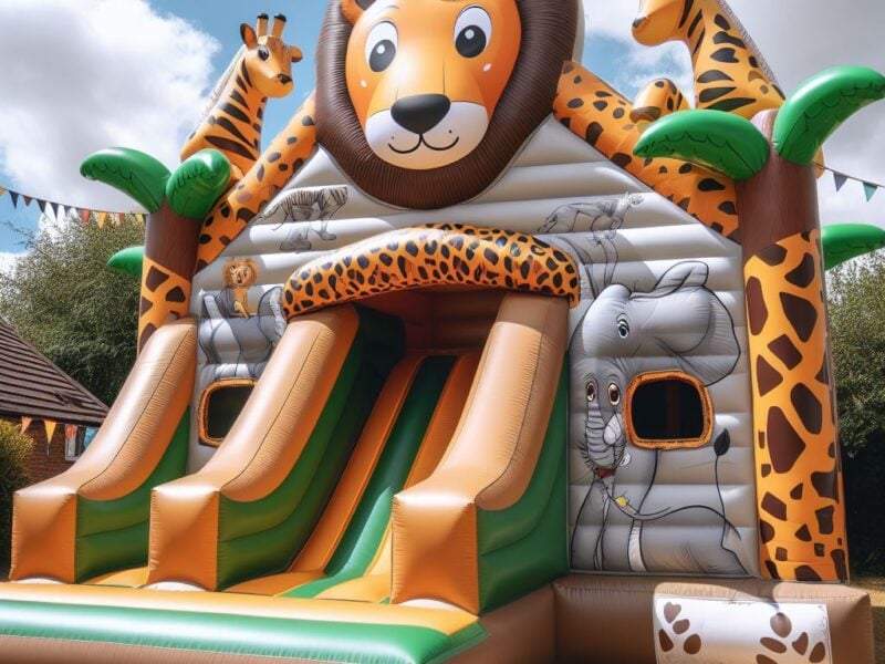 Safari Jumper Combo bouncy castle
