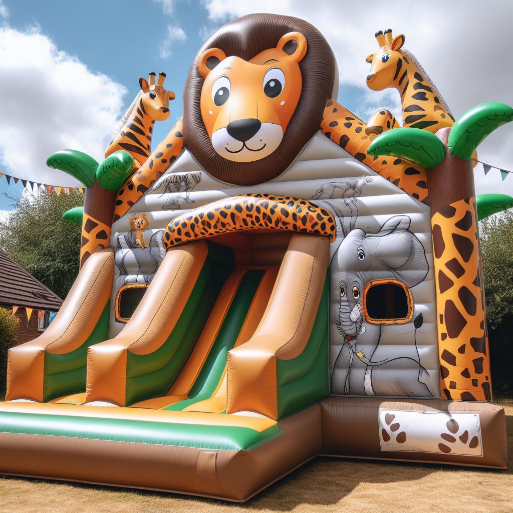 Safari Jumper Combo bouncy castle