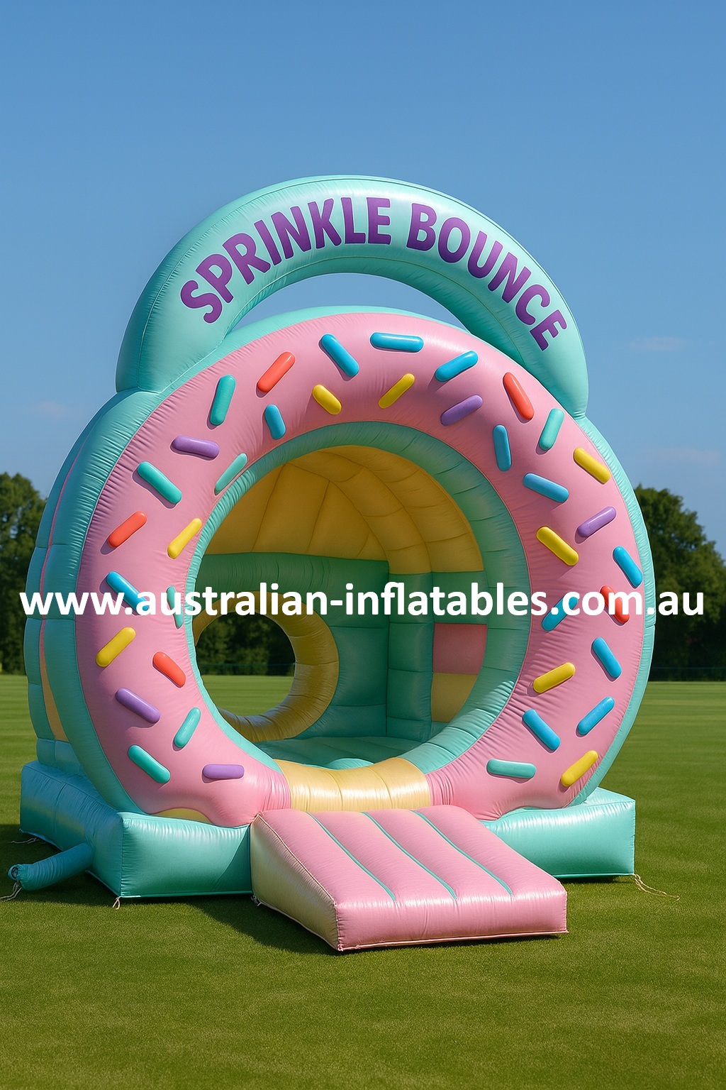 Sprinkle Fun Doughnut Jumping Castle