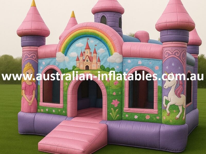 Princess and the Unicorn Jumping Castle Combo