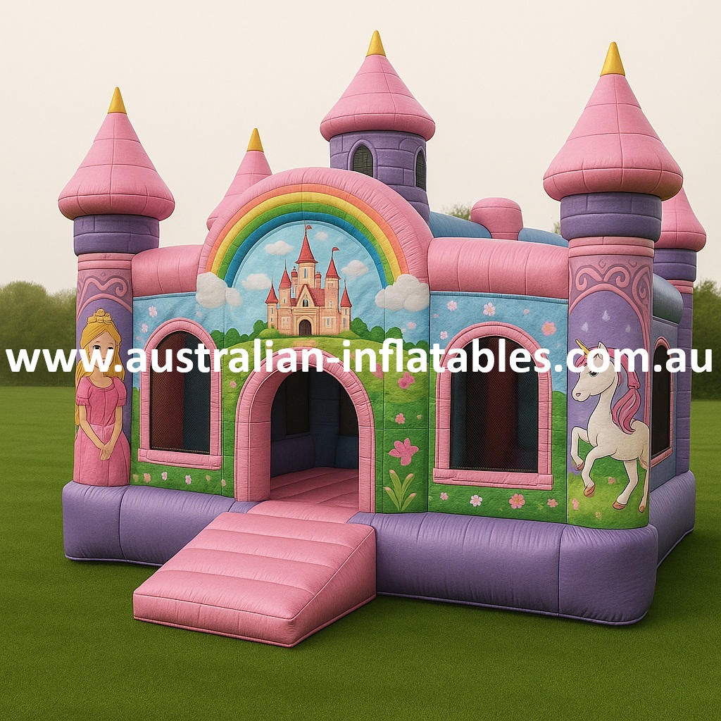 Princess and the Unicorn Jumping Castle Combo