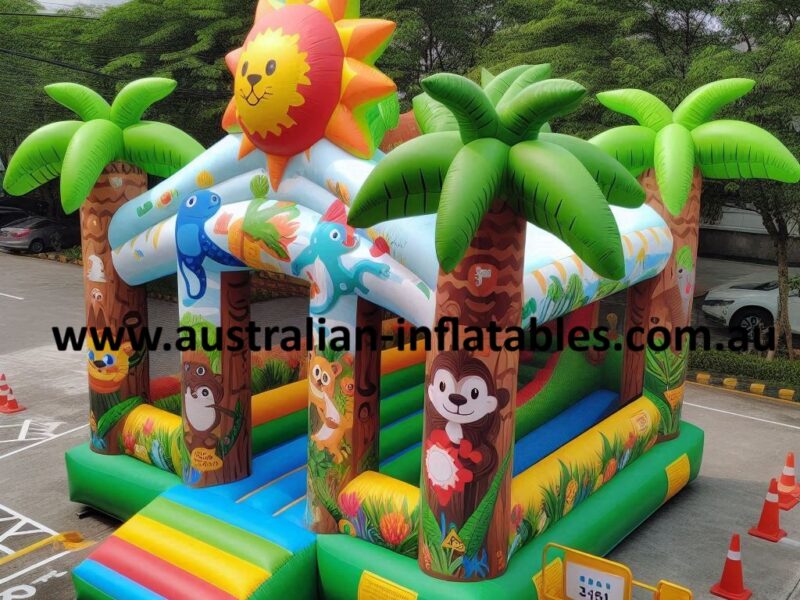 sunshine jungle bouncy castle