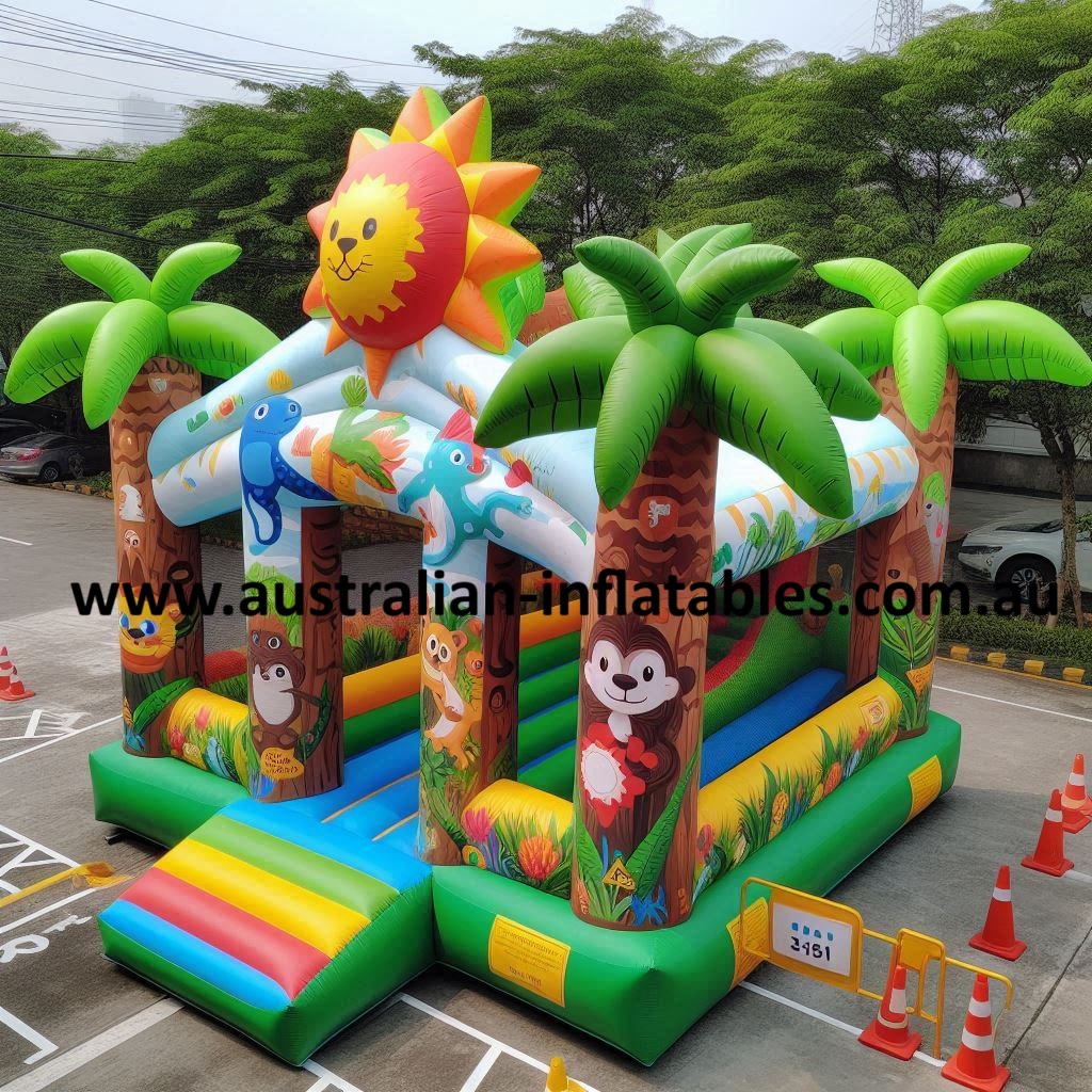 sunshine jungle bouncy castle